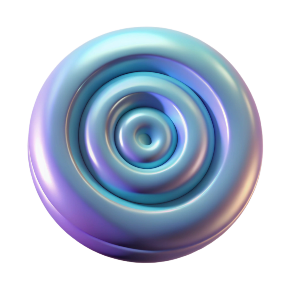 dramatic vintage Hypnotic Swirl Isolated Element on Transparent Background authentic png