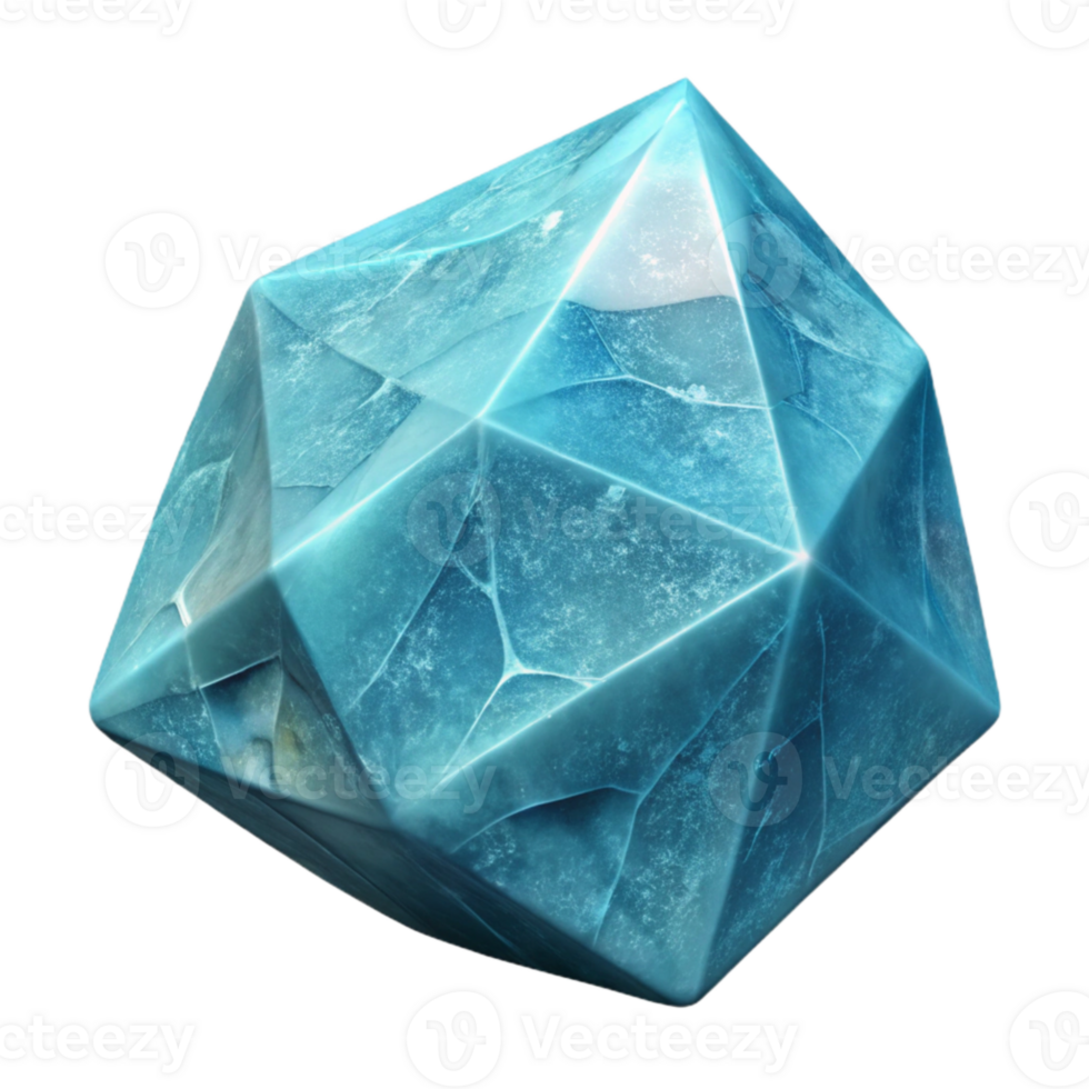 serene artistic Icy Crystal Cluster Isolated Element Transparent Background original png