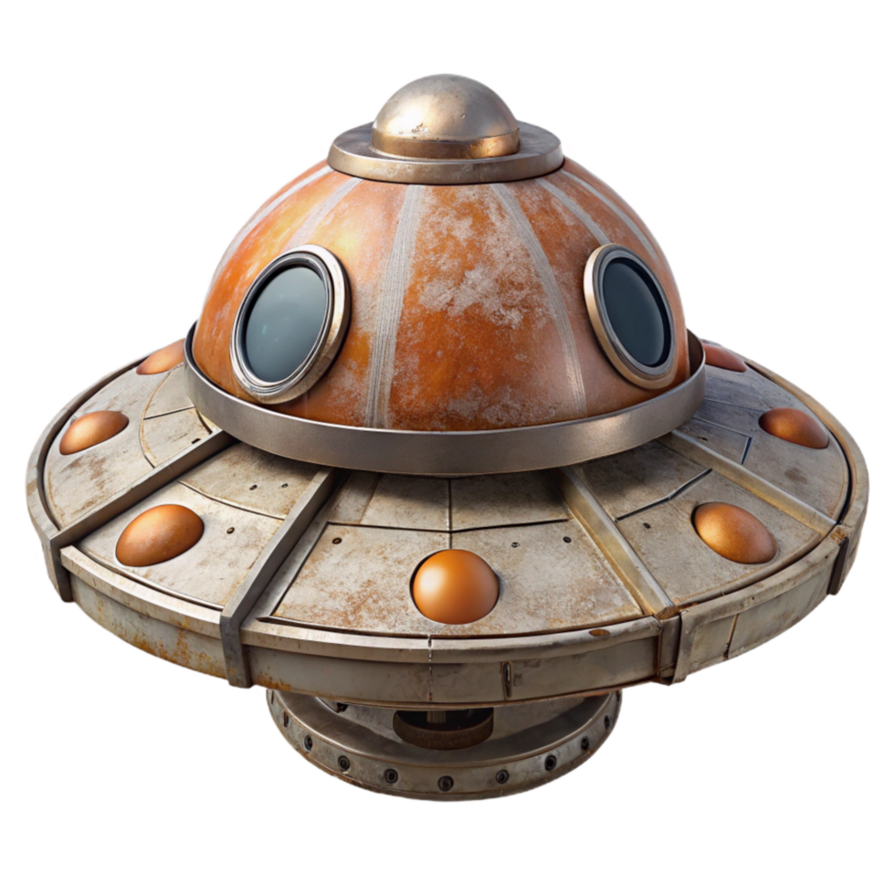 magnificent artistic Interstellar Spacecraft Isolated with Front View original png