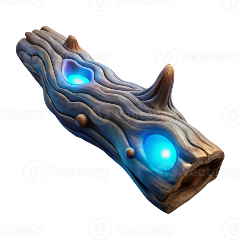 magnificent rustic Intricately Glowing Driftwood Cutout png