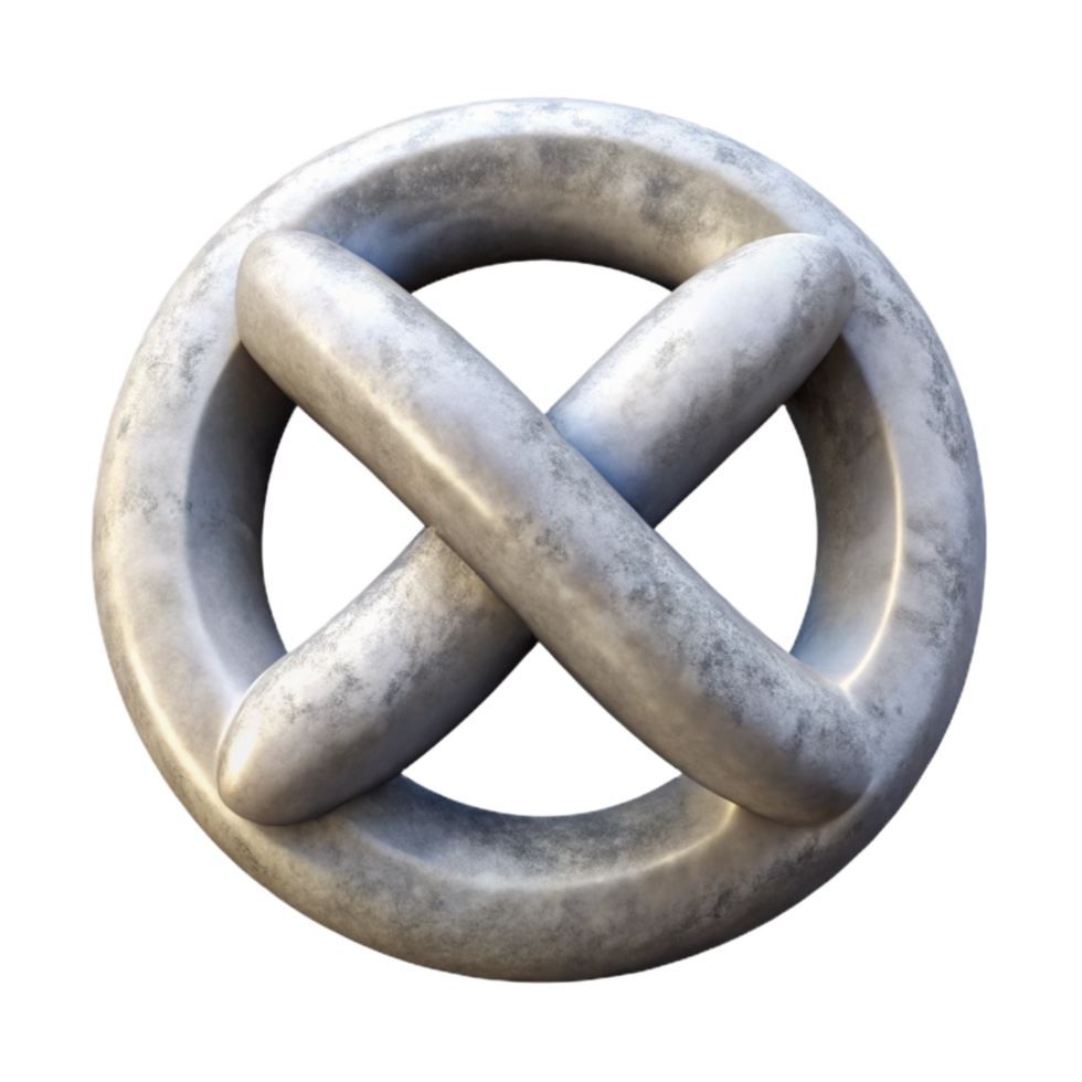 wonderful contemporary Invisible Bond Symbol Cutout with Soft Glow Effect png