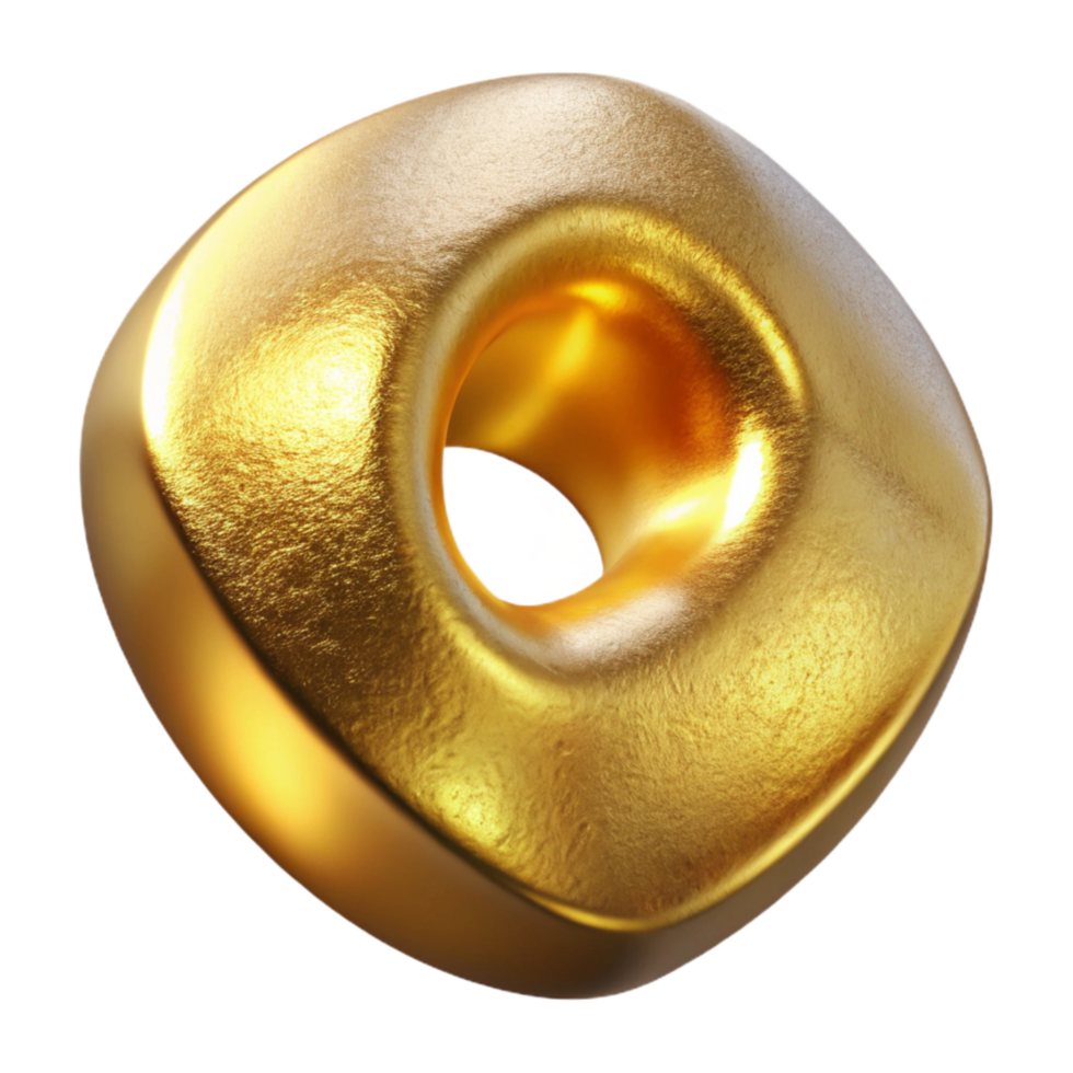 wonderful abstract Invisible Force Field Shimmering Gold Cutout original png