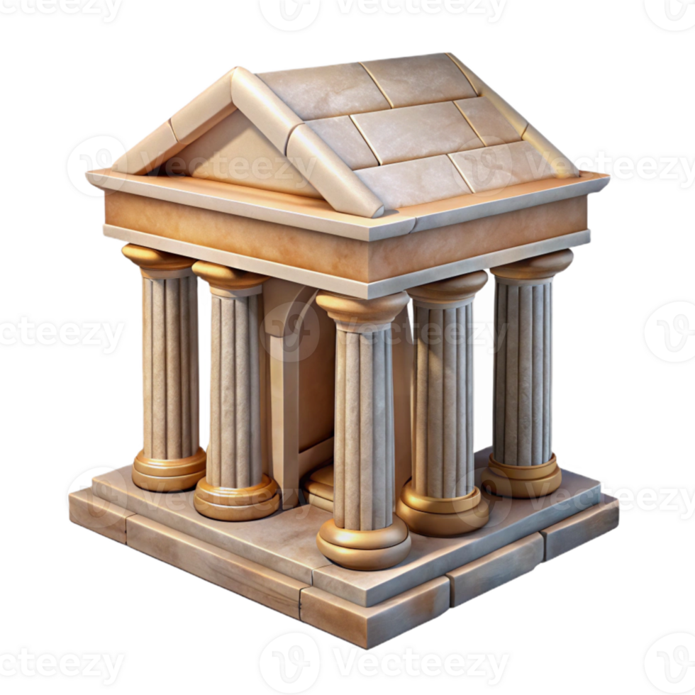 extraordinary traditional Isolated Aerthys Architecture with Transparent Background original png