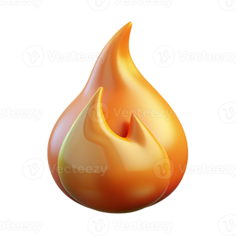 extraordinary traditional Isolated Flame with Soft Shadow Cutout high quality png