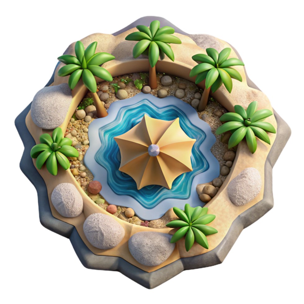 stunning minimalist Isolated Kaleidoscope Beach Shifting Tide Aerial View detailed png