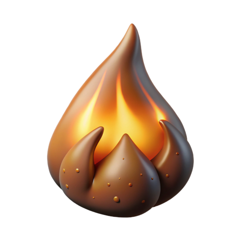 beautiful artistic Isolated Shadows Flickering Embers Transparent Background high quality png