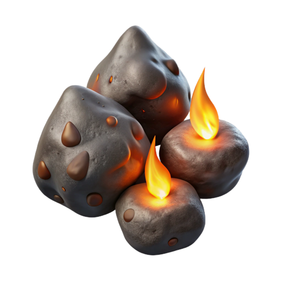 serene traditional Isolated Shadows Flickering Embers Transparent Background authentic png