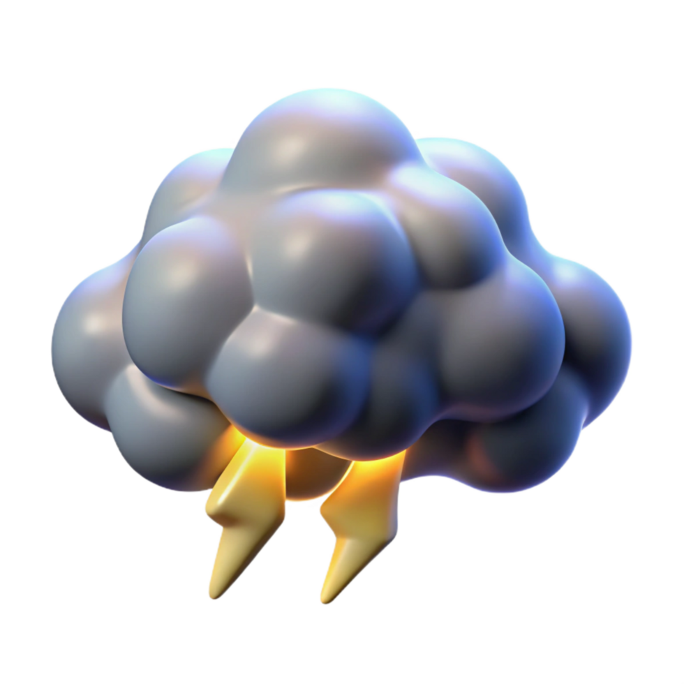 wonderful classic Isolated Storm Cloud with Realistic Texture and Detail original png