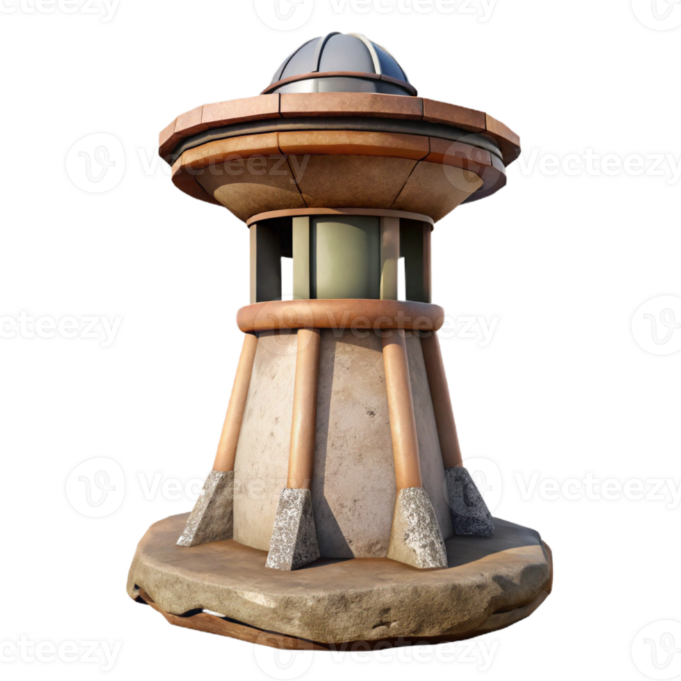 elegant abstract Isolated Terraform Tower with Detailed Surface Texture exclusive png