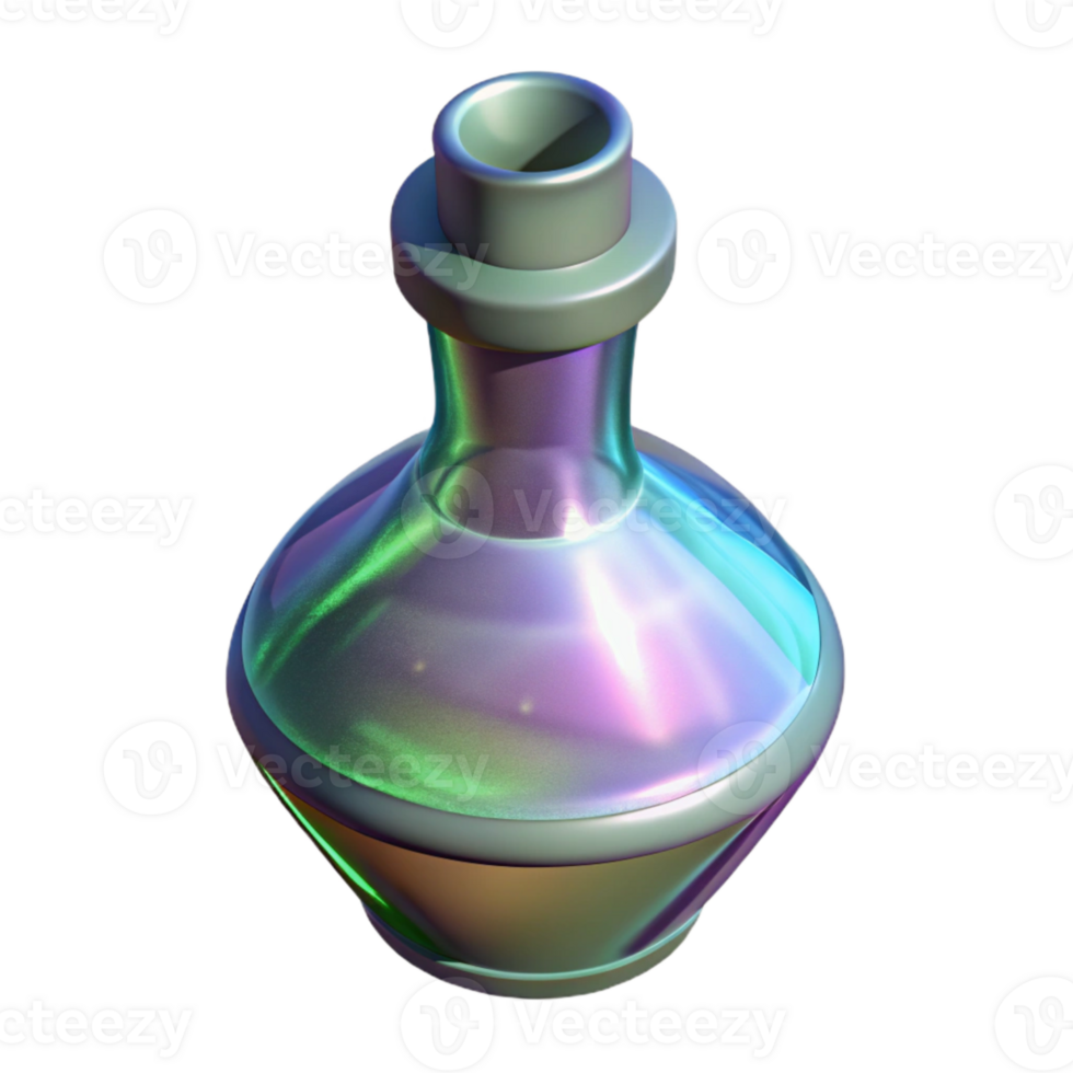 vibrant creative Isometric View Hologram of Ornate Key Isolated professional png