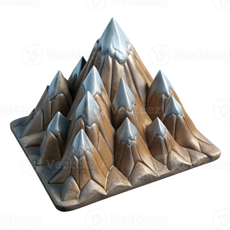 serene creative Jagged Aeropex Ascenders Mountain Ridges Cutout original png
