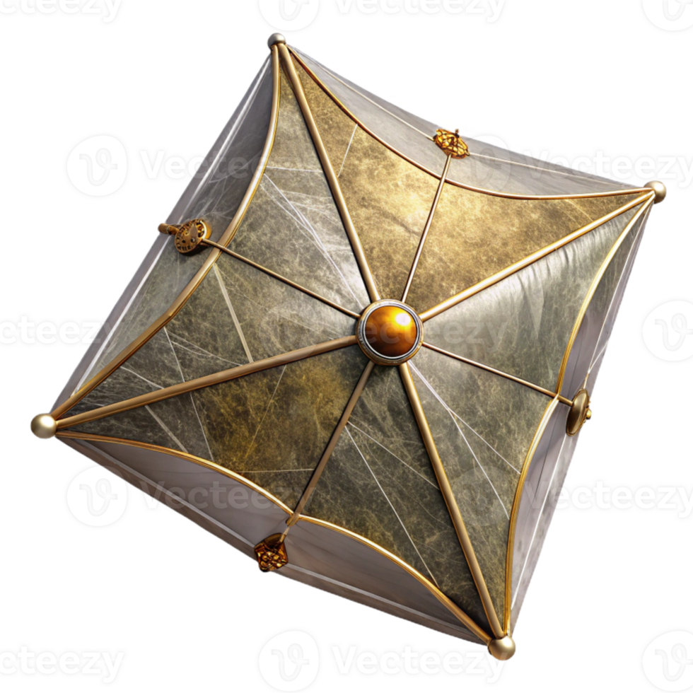 serene abstract Large Solar Sail with Fine Details Isolated premium png