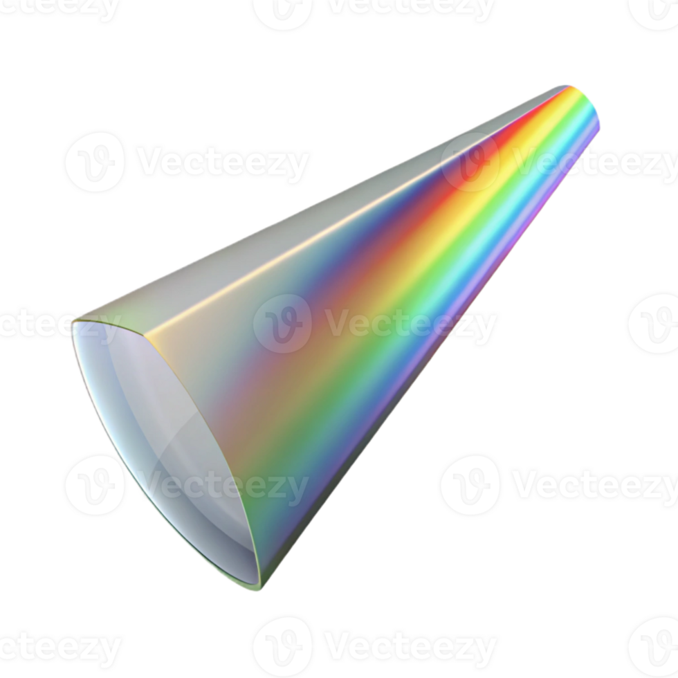 magnificent vintage Light Diffraction Spectrum Isolated Clear Background genuine png