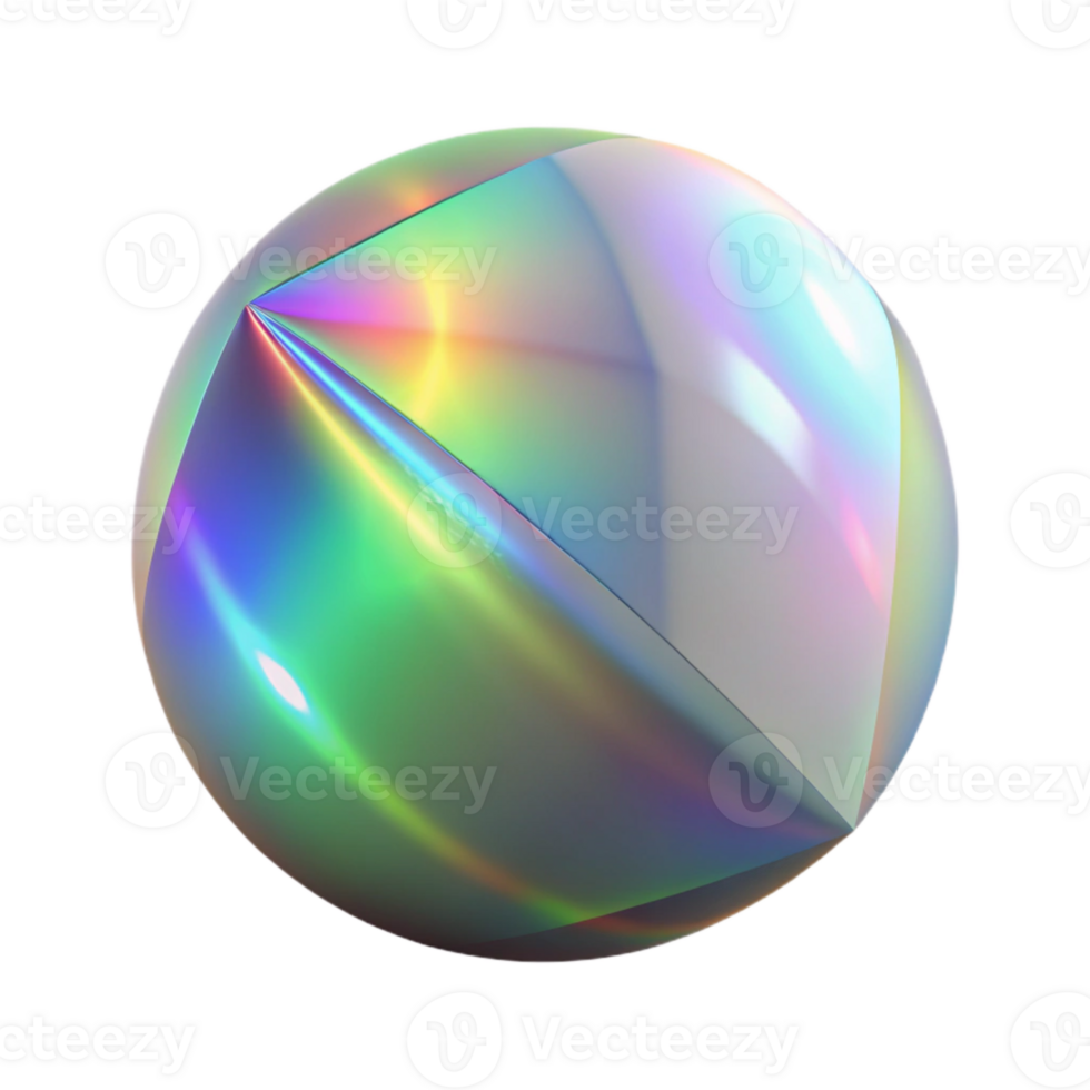 stunning vintage Light Diffraction Pattern Transparent Background Isolated original png