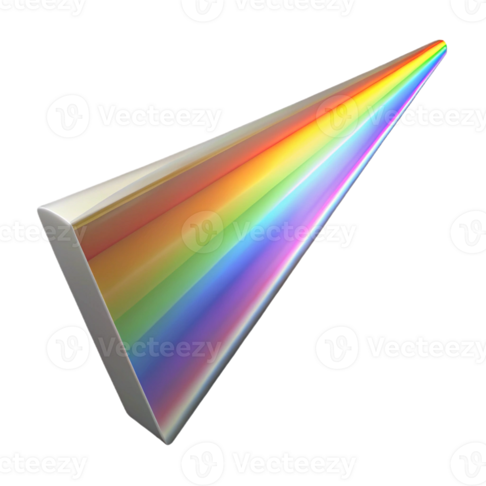 vibrant rustic Light Diffraction Spectrum Isolated Clear Background png