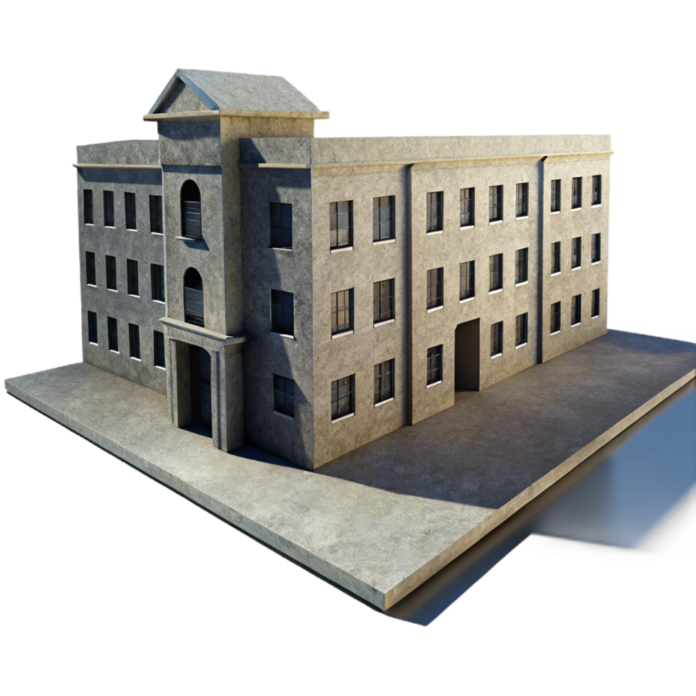 dramatic traditional Long Building Shadow Cutout Isolated original png