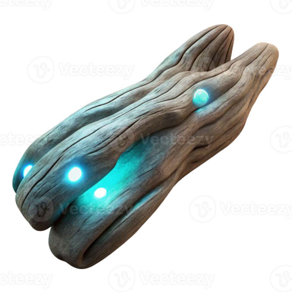 dramatic classic Luminescent Driftwood Close Up Isolated Texture Detail detailed png