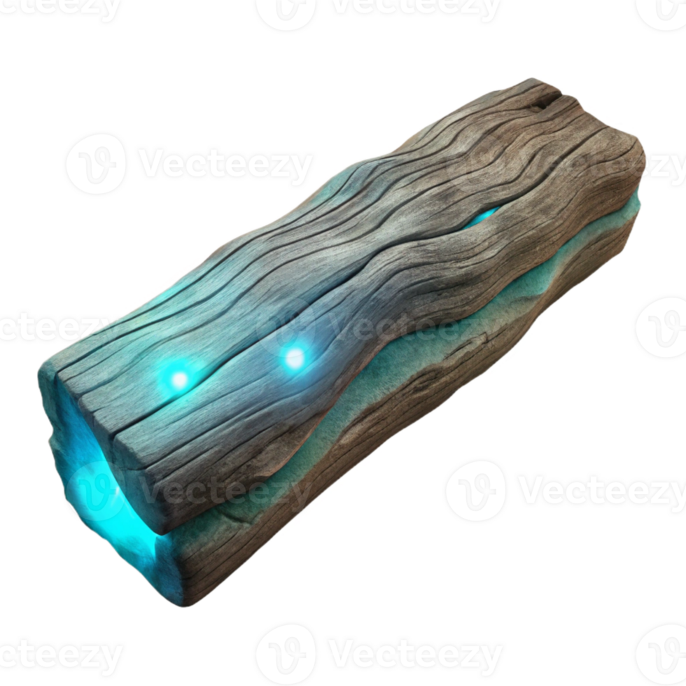 magnificent contemporary Luminescent Driftwood Plank Cutout Weathered Texture detailed png