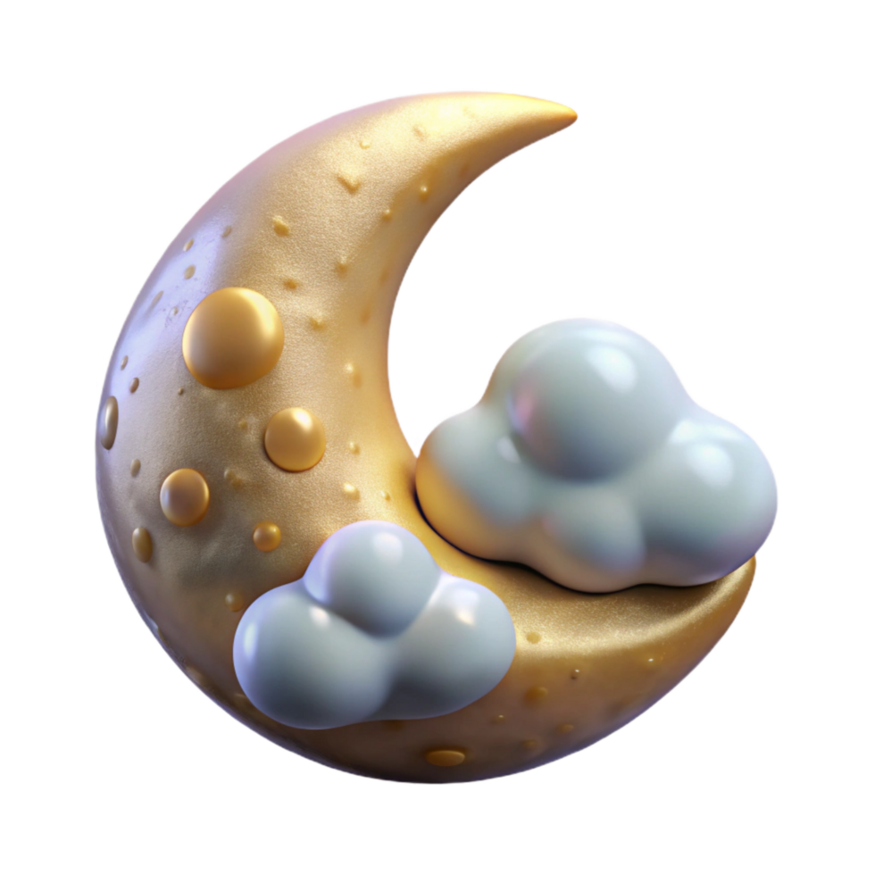 serene modern Lunar Lullaby Transparent Background with Gentle Lighting genuine png