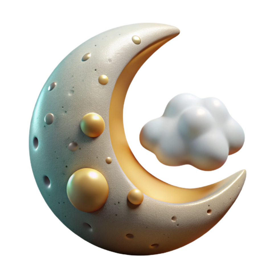 dramatic traditional Lunar Lullaby Transparent Background with Gentle Lighting detailed png