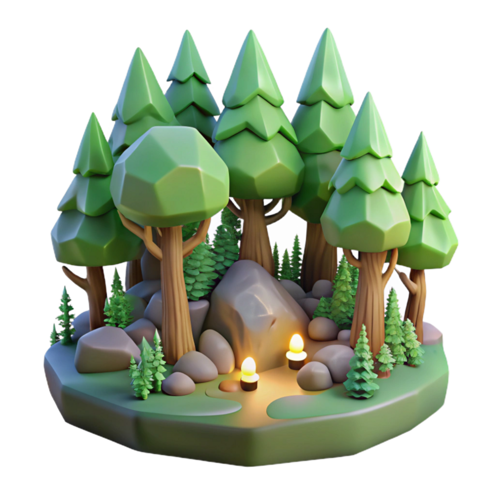 extraordinary classic Lyrax Luminance Forest Landscape Isolated Element original png