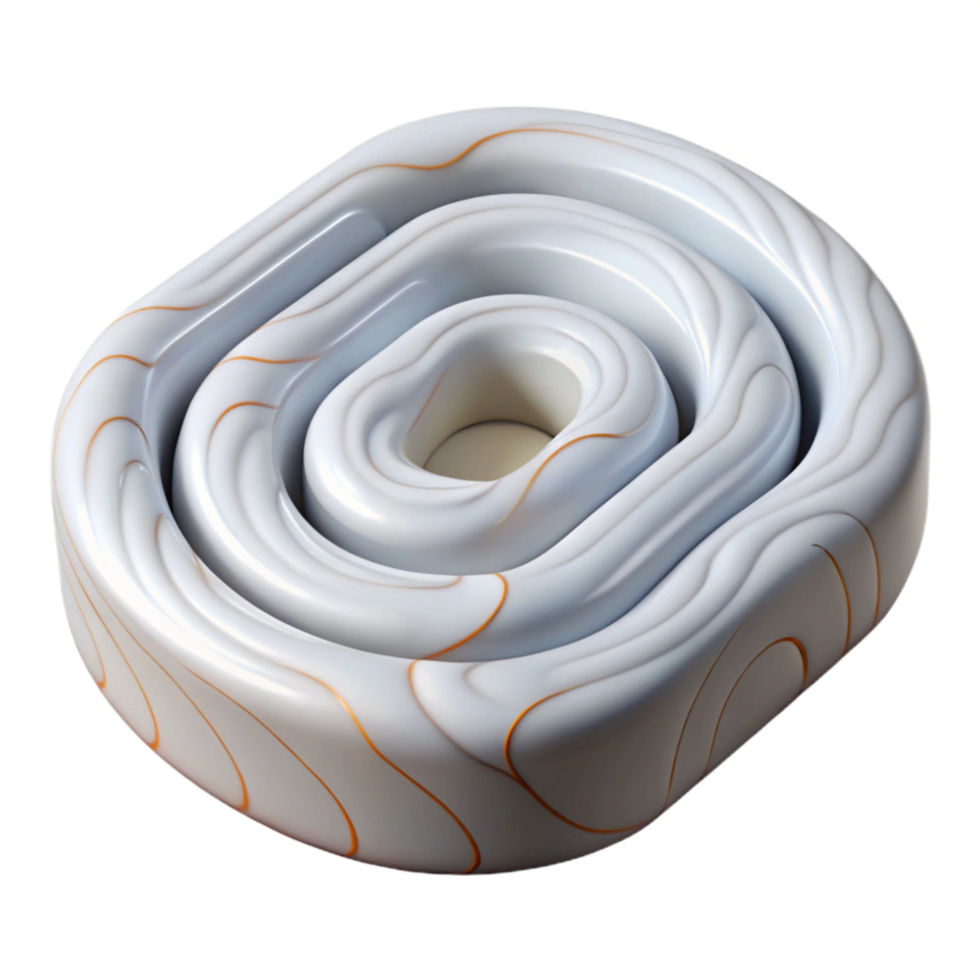beautiful creative Magnetic Field Lines White Isolated Element professional png