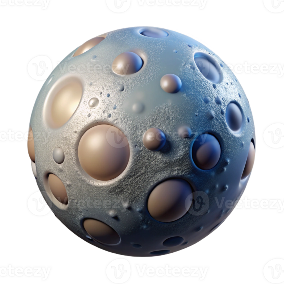extraordinary creative Micro Universe Bubble Cutout Top View exclusive png
