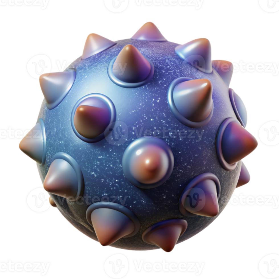 magnificent vintage Micro Universe Bubble with Planets Transparent Background original png