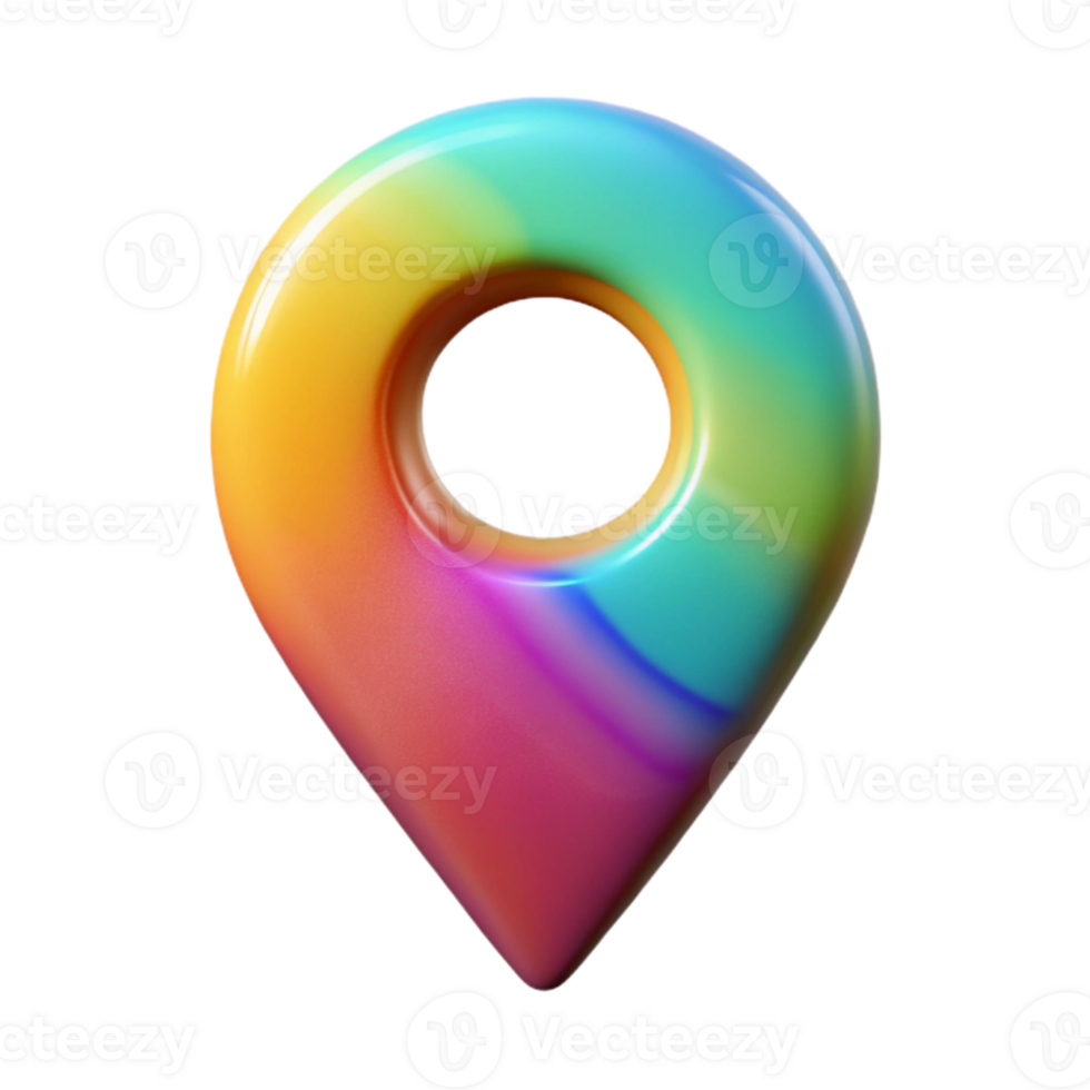 wonderful rustic Multicolored Spectral Mapping Icon Transparent premium png