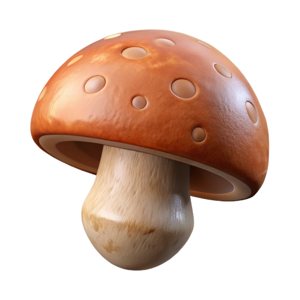 dramatic contemporary Mushroom Cap Underside Detail Transparent Isolated authentic png