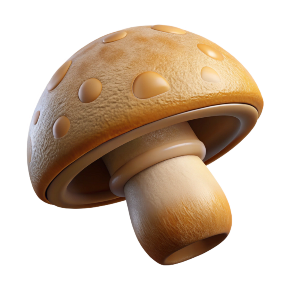extraordinary rustic Mushroom Cap Underside Detail Transparent Isolated authentic png