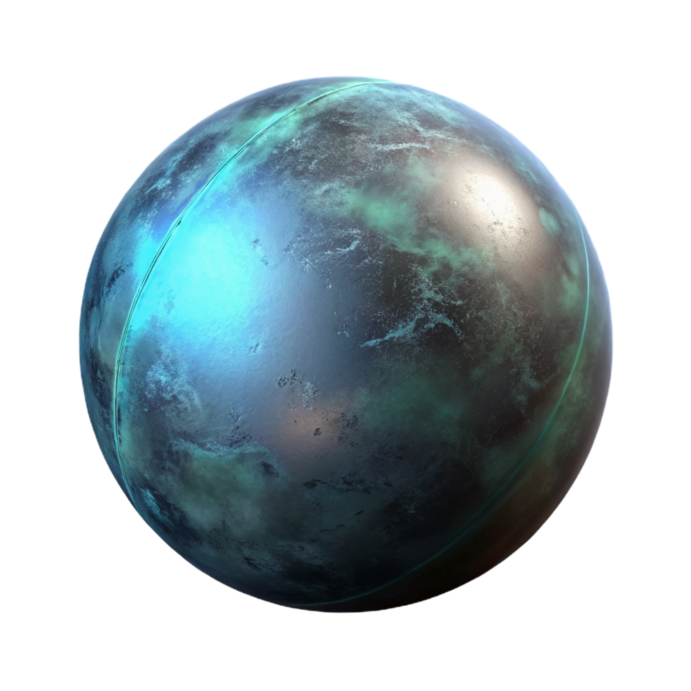 vibrant creative Mystical Orb Isolated on Black with Soft Lighting high quality png