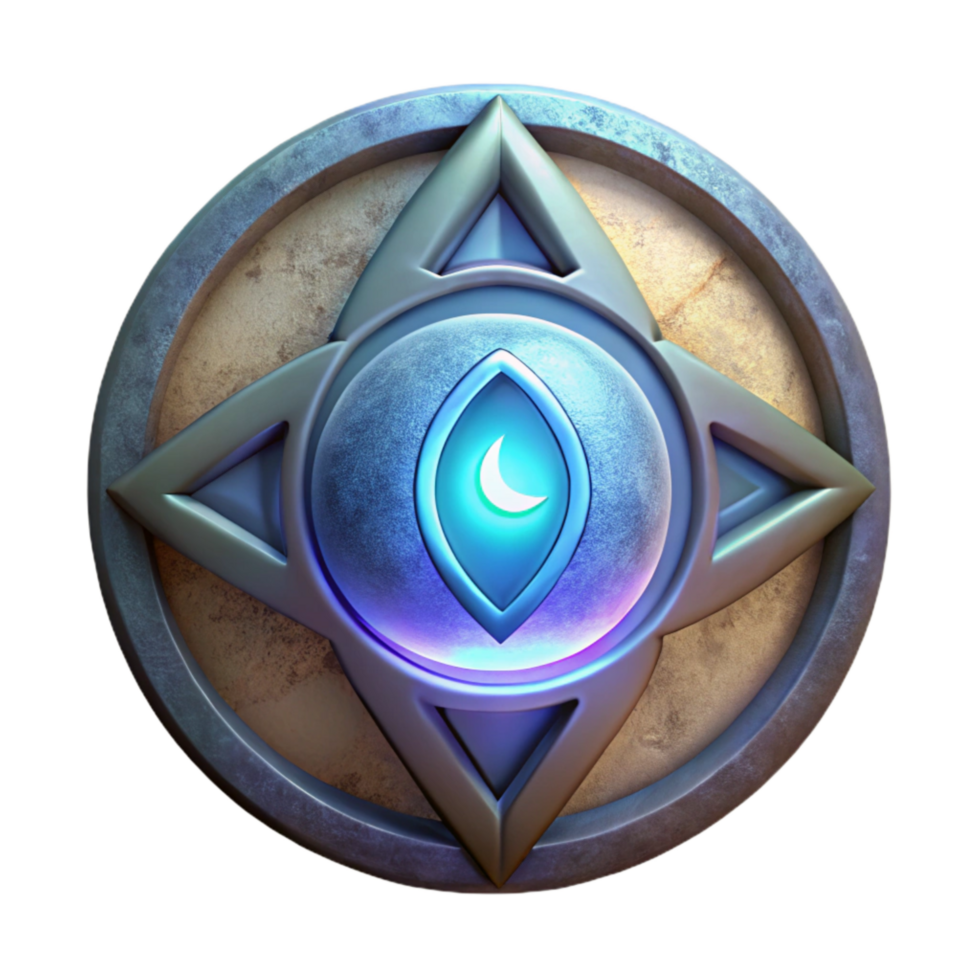 magnificent creative Mystical Symbol Glowing Aura Cutout authentic png