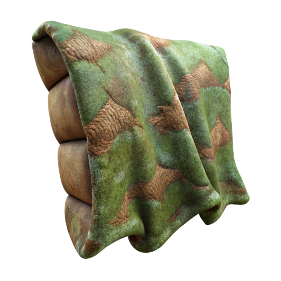 beautiful creative Natural Fiber Terraverde Tapestry Cutout Isolated exclusive png