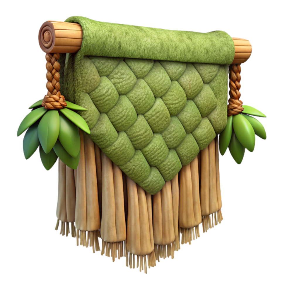 wonderful classic Natural Fiber Terraverde Tapestry Cutout Isolated original png