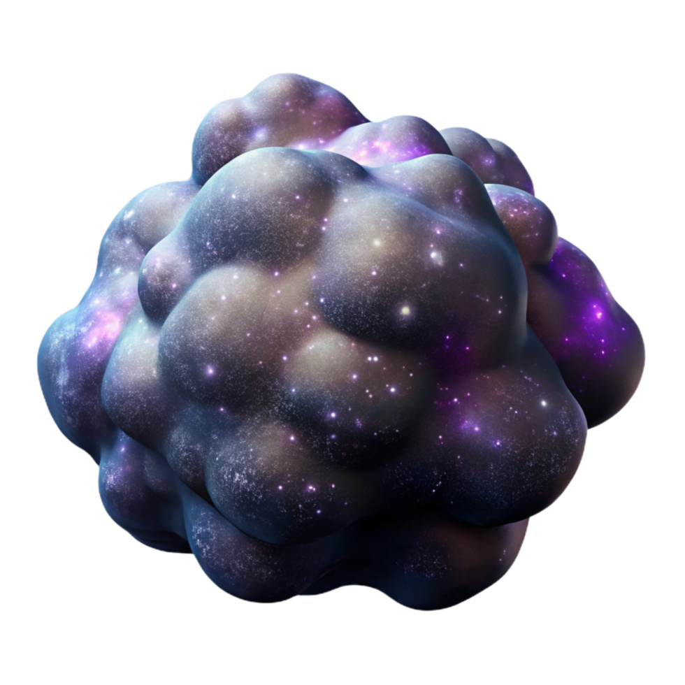 wonderful creative Nebula Formation Transparent Background with Dark Contrast original png