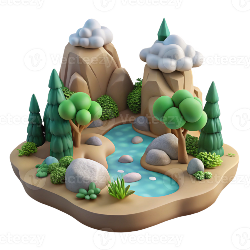 extraordinary contemporary Ocean Floor Rocks with Front View Isolated Element original png