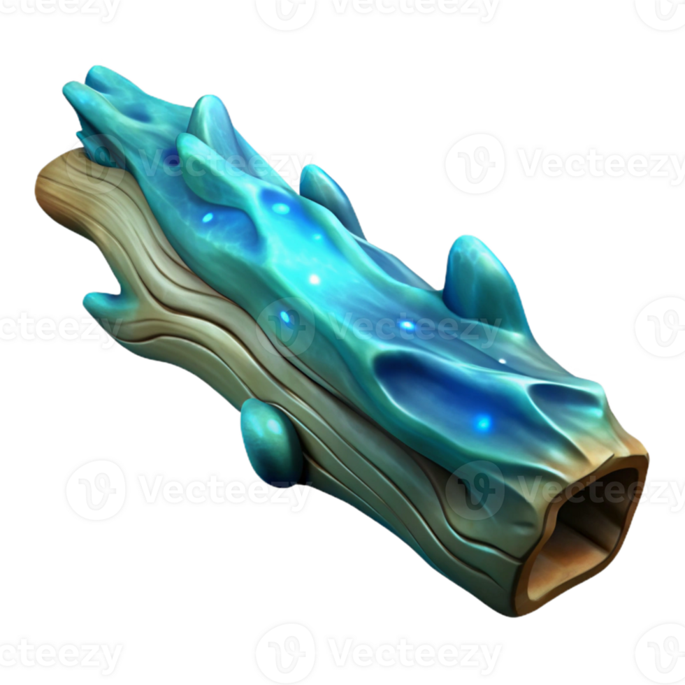 impressive traditional Ocean Luminescence Driftwood Cutout Underwater Style authentic png