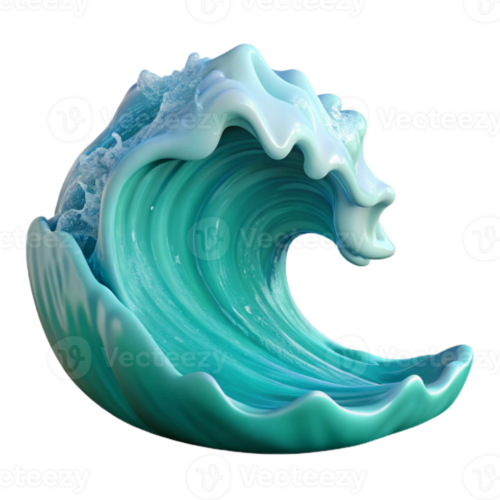 magnificent contemporary Ocean Wave Transparent Background Crashing Surf Detailed Texture high resolution png