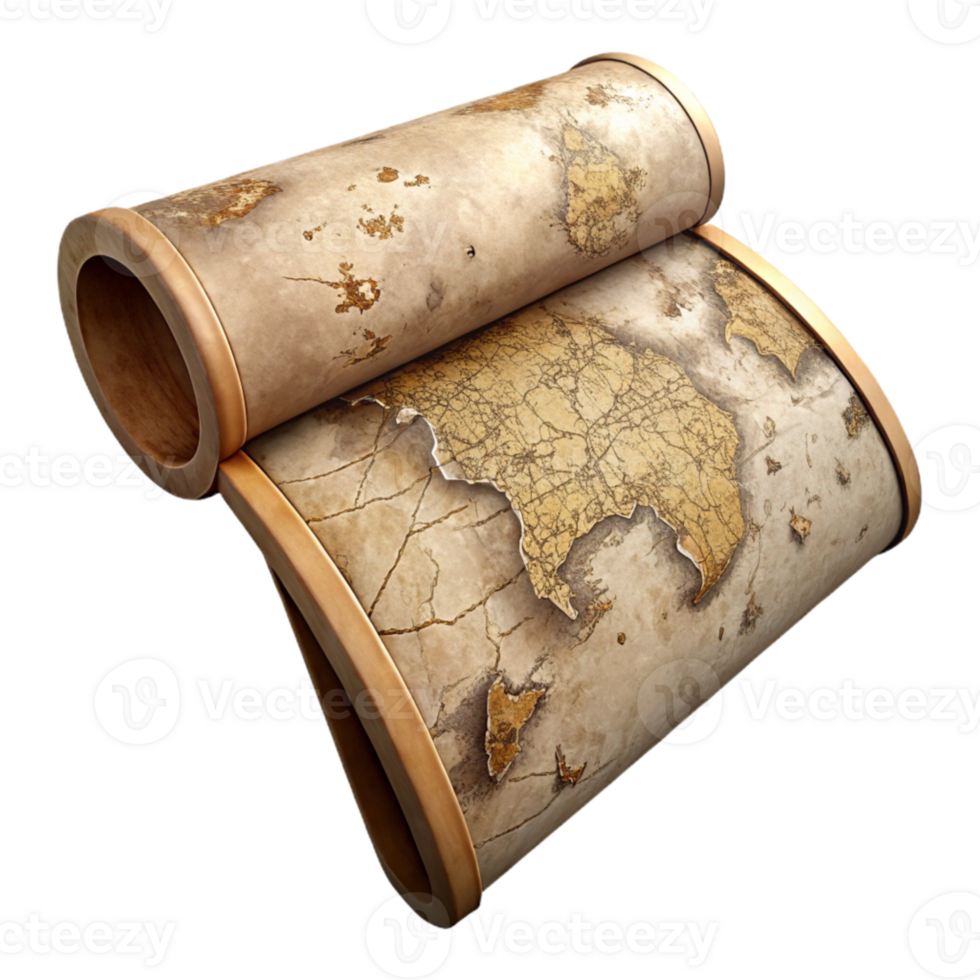 extraordinary traditional Old Map Texture Isolated with Faded Ink genuine png