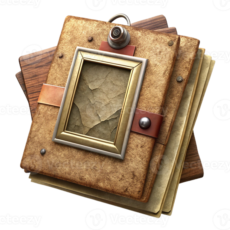 impressive traditional Old Photograph Texture with Sepia Tones Cutout detailed png