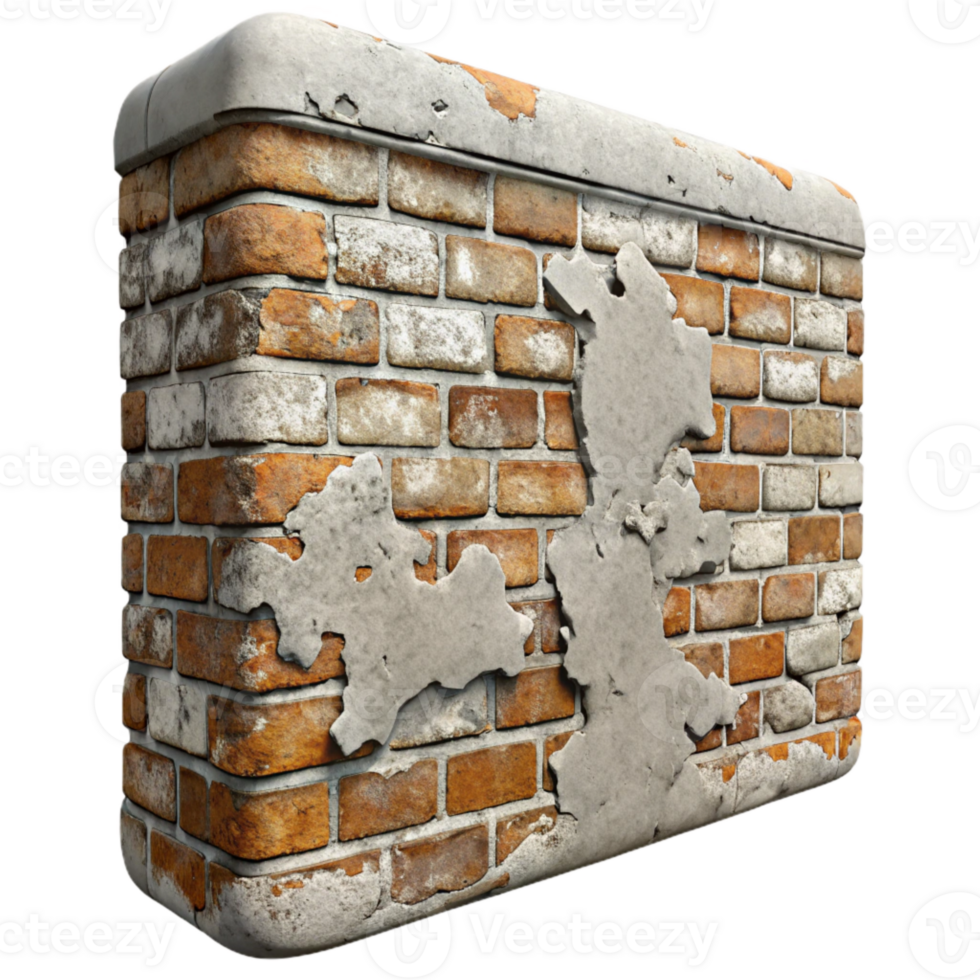 stunning creative Old Wall Texture Isolated with Peeling Paint Layers professional png