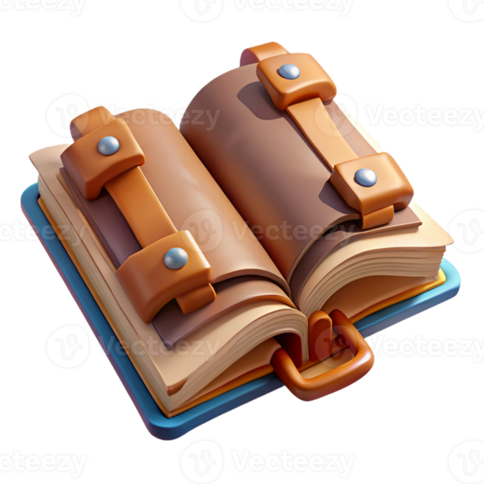 extraordinary contemporary Open Spellbook Cutout Top View Transparent Background authentic png
