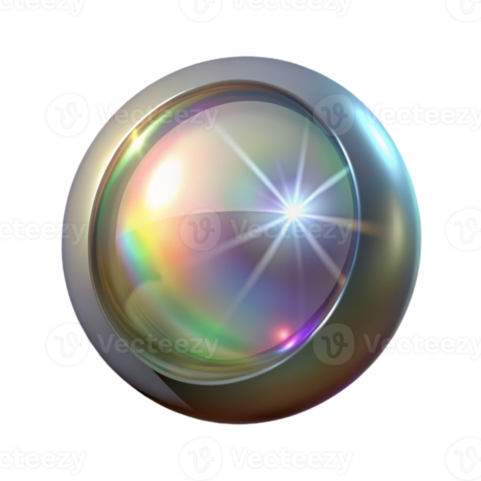 impressive traditional Optical Lens Flare Cutout Transparent Background detailed png