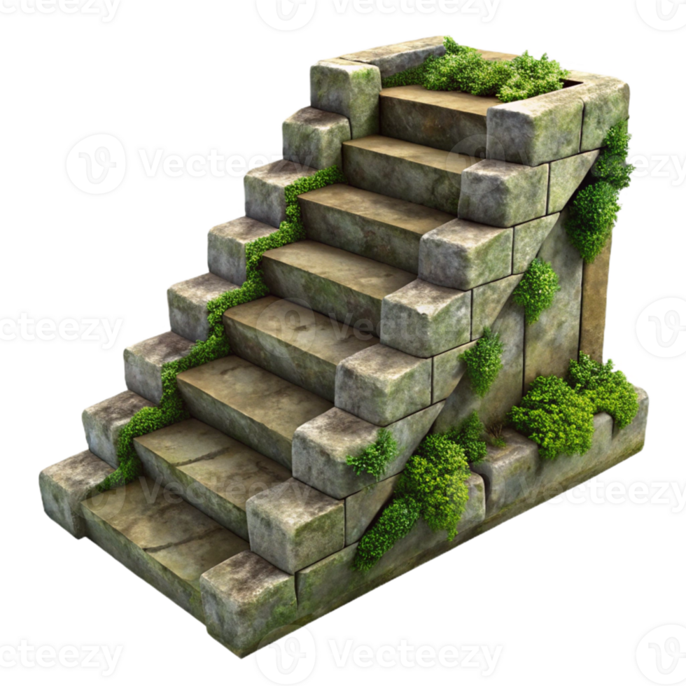 magnificent contemporary Overgrown Temple Foundation with Roots Transparent Background high resolution png