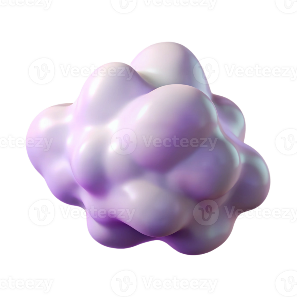 beautiful classic Pale Lavender Vapor Stream Isolated on Transparent Background premium png