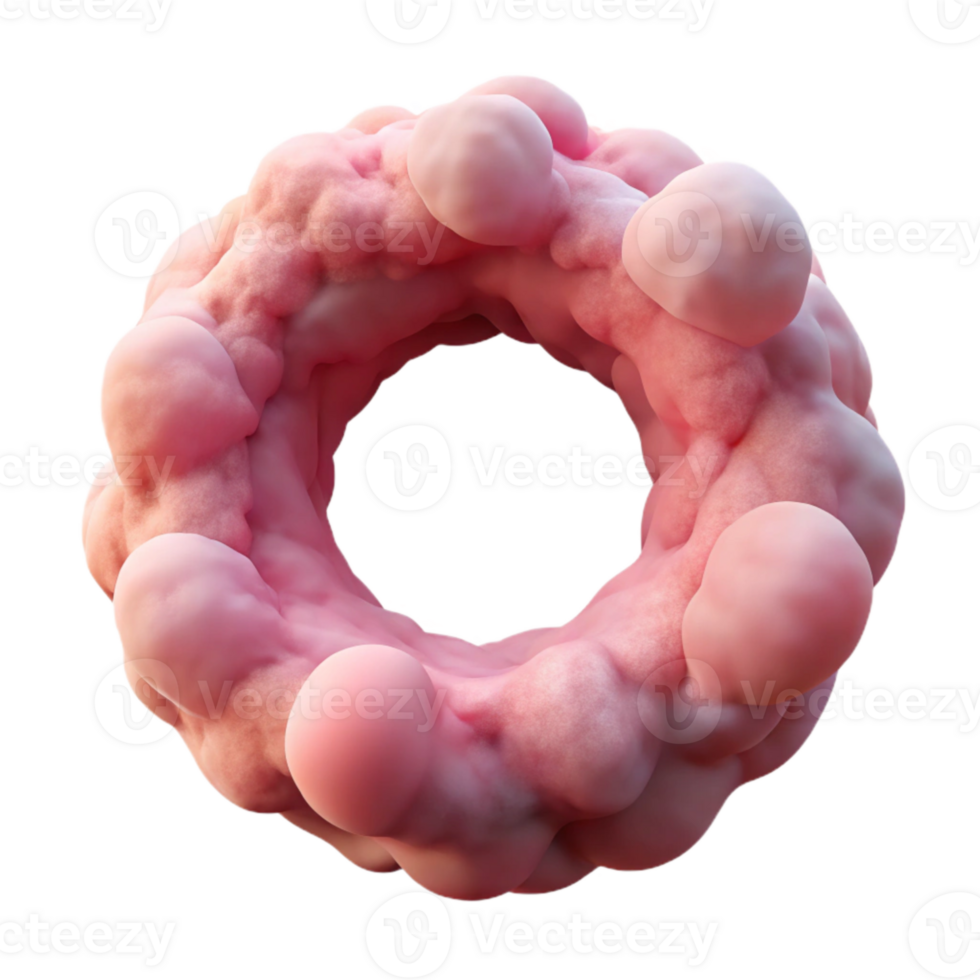 serene artistic Pastel Pink Smoke Ring Transparent Cutout high resolution png