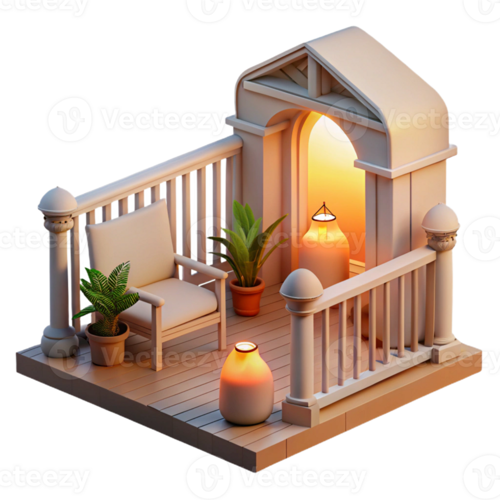extraordinary modern Peaceful Sundowner Dock Scene Cutout with Calm Water Reflection premium png