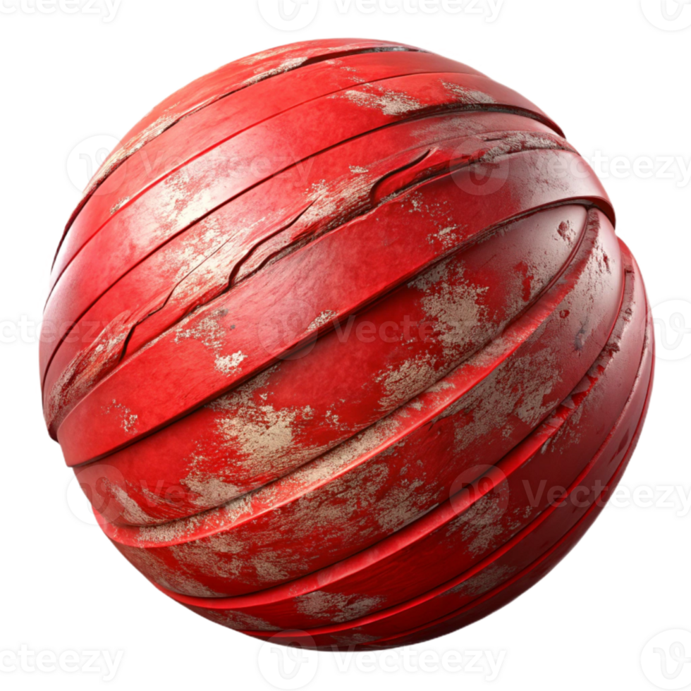 serene artistic Peeling Paint Texture Red Isolated Cutout high resolution png