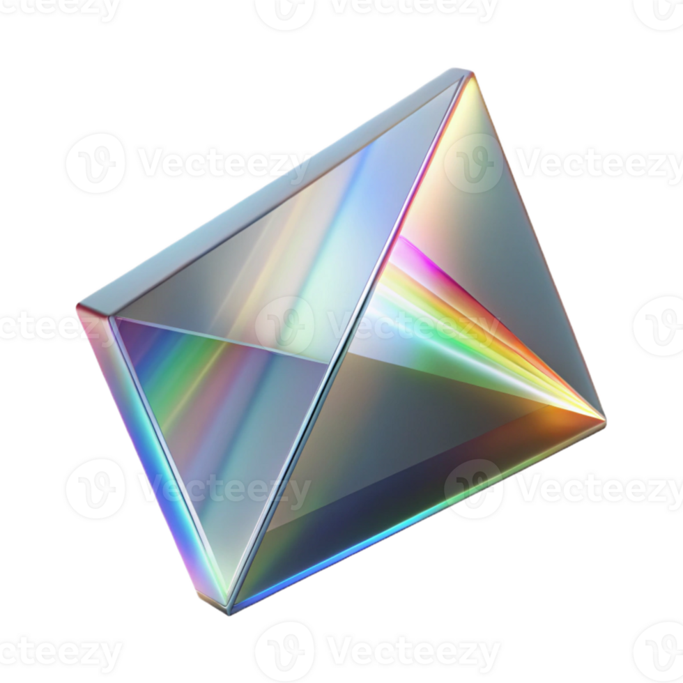 vibrant creative Prism Light Refraction Overlay Cutout Transparent Background exclusive png